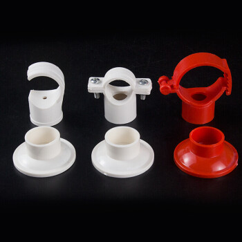 PVC给水管配件 多用途抱箍盘式底座吊卡——管道系统的稳固选择